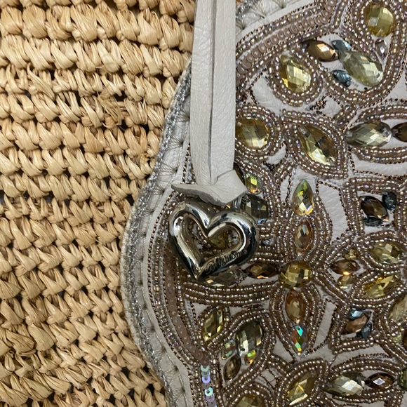 Brighton Ara Beaded Straw Tote Bag - Picture 3 of 13